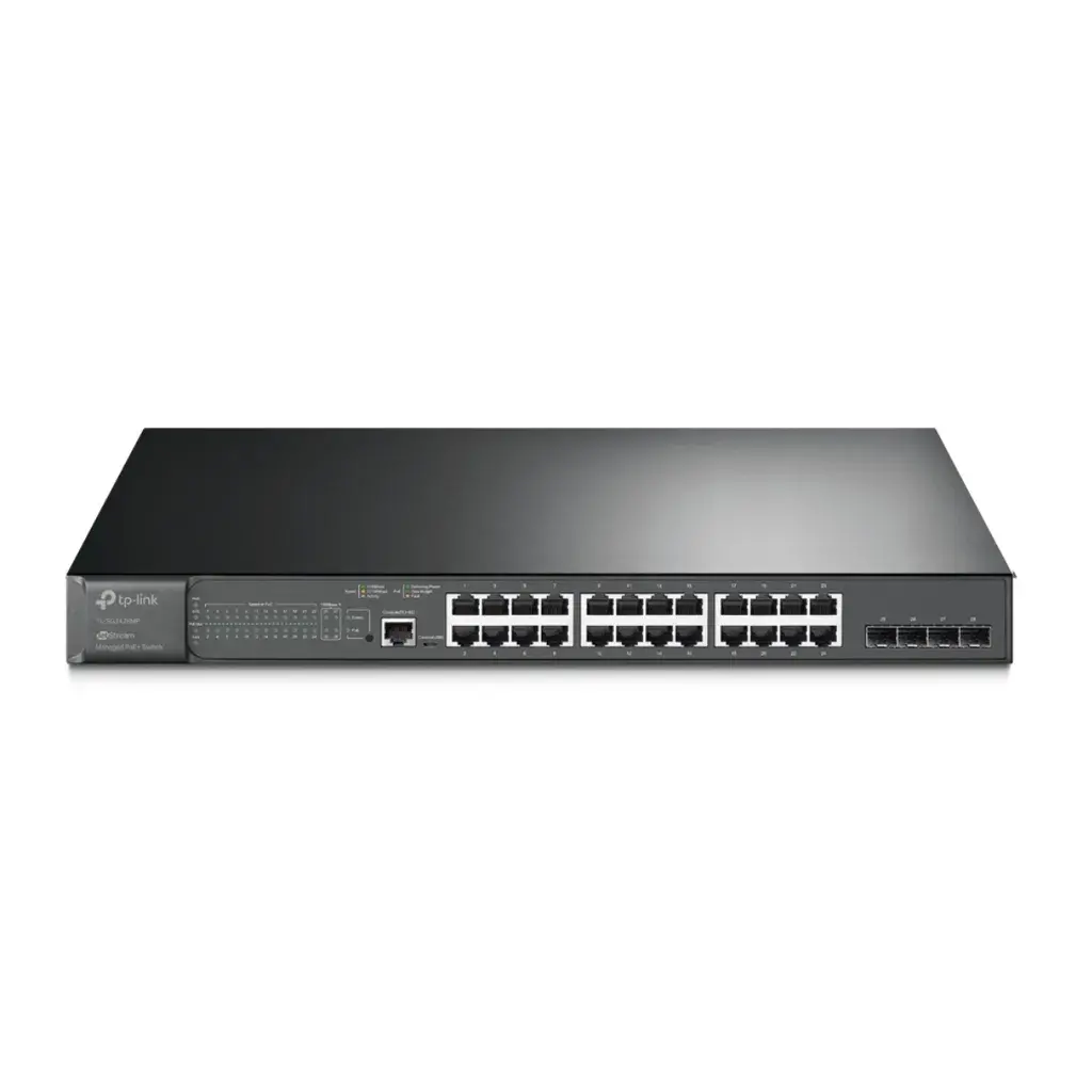 TL-SG3428MP. Switch Tp-Link administrado JetStream de 28 puertos Gigabit L2 con PoE + de 24 puertos